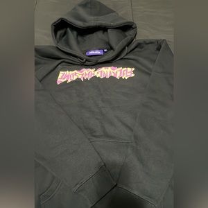 Men’s black hoodie (Logo) front says